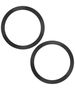 Metal Ring (2 in set) black 5907457764194