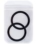 Metal Ring (2 in set) black 5907457764194