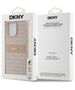 DKNY case for iPhone 15 Pro Max 6,7&quot;DKHCP15XPRTHSLP blue HC PU repeat texture pattern w tonal stripe 3666339260705