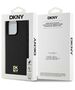 DKNY case for iPhone 15 Pro Max 6,7&quot; DKHMP15XPSHRPSK black HC Magsafe pu repeat pattern w stack logo 3666339261542