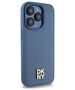 DKNY case for iPhone 15 Pro 6,1&quot; DKHMP15LPSHRPSB blue HC Magsafe pu repeat pattern w stack logo 3666339261672