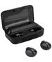 Wireless in-ear headphones Bluetooth 5.0 HF TWS F9-5 with display black 5904161115007