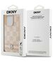 DKNY case for iPhone 15 Pro 6,1&quot; DKHCP15LPCPTSSP pink HC PU checkered pattern w printed stripes 3666339263638