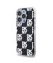 DKNY case for iPhone 15 Pro 6,1&quot; DKHCP15LHDLCEK black HC PC TPU checkered pattern 3666339268251