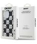 DKNY case for iPhone 15 Pro 6,1&quot; DKHCP15LHDLCEK black HC PC TPU checkered pattern 3666339268251