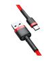 Baseus Cablu USB la Type-C, QC3.0, 2A, 2m - Baseus Cafule (CATKLF-C09)  - Red 6953156278226 έως 12 άτοκες Δόσεις