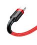 Baseus Cablu USB la Type-C, QC3.0, 2A, 2m - Baseus Cafule (CATKLF-C09)  - Red 6953156278226 έως 12 άτοκες Δόσεις