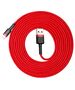 Baseus Cablu USB la Lightning, QC3.0, 2A, 3m - Baseus Cafule (CALKLF-R09) - Red 6953156296299 έως 12 άτοκες Δόσεις