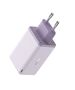 Baseus Incarcator pentru Priza 2x USB, 2x Type-C, 65W + Cablu Type-C la Type-C - Baseus (P10162701533-00) - Purple 6932172644468 έως 12 άτοκες Δόσεις