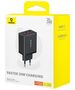 Baseus GaN Charger, 2x USB, Type-C, Fast Charging, 30W - Baseus (P10111402113-00) - Cluster Black 6932172651138 έως 12 άτοκες Δόσεις