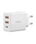 Baseus Incarcator GaN, 2x USB, Type-C, Fast Charging, 30W - Baseus (P10111402213-00) - White 6932172651145 έως 12 άτοκες Δόσεις