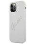 Original Case IPHONE 12 PRO MAX Guess Hardcase Script Vintage (GUHCP12LLSVSCR) gray 3700740495117