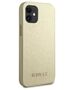 Original Case IPHONE 12 MINI Guess Hardcase Iridescent (GUHCP12SIGLGO) gold 3700740481363