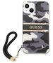 Original Case IPHONE 13 MINI Guess Hardcase Camo Strap Collection (GUHCP13SKCABBK) black 3666339023119