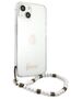 Original Case IPHONE 13 MINI Guess Hardcase White Pearl (GUHCP13SKPSWH) transparent 3666339025236