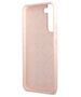 Original Case SAMSUNG GALAXY S22+ PLUS Guess Hardcase Silicone Script Metal Logo (GUHCS22MLSLMGPP) light pink 3666339042455