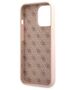 Original Case IPHONE 13 PRO Guess Hardcase Silicone Script Gold Logo Magsafe (GUHMP13LLSLMGLP) light pink 3666339037147