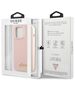 Original Case IPHONE 13 PRO Guess Hardcase Silicone Script Gold Logo Magsafe (GUHMP13LLSLMGLP) light pink 3666339037147