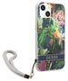 Case IPHONE 13 MINI Guess Hardcase Flower Strap (GUHCP13SHFLSB) blue 3666339040437