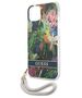 Case IPHONE 13 MINI Guess Hardcase Flower Strap (GUHCP13SHFLSB) blue 3666339040437