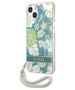 Case IPHONE 13 MINI Guess Hardcase Flower Strap (GUHCP13SHFLSN) green 3666339040475