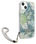 Case IPHONE 13 MINI Guess Hardcase Flower Strap (GUHCP13SHFLSN) green 3666339040475