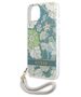 Case IPHONE 13 MINI Guess Hardcase Flower Strap (GUHCP13SHFLSN) green 3666339040475