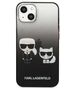 Original Case IPHONE 13 MINI Karl Lagerfeld Hardcase Gradient Ikonik Karl & Choupette (KLHCP13STGKCK) black 3666339049249