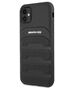 Case IPHONE 11 Mercedes AMG Hardcase Leather Debossed Lines (AMHCN61GSEBK) black 3666339014261