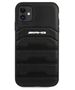 Case IPHONE 11 Mercedes AMG Hardcase Leather Debossed Lines (AMHCN61GSEBK) black 3666339014261