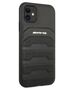 Case IPHONE 11 Mercedes AMG Hardcase Leather Debossed Lines (AMHCN61GSEBK) black 3666339014261