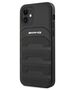 Case IPHONE 12 MINI Mercedes AMG Hardcase Leather Debossed Lines (AMHCP12SGSEBK) black 3666339013929