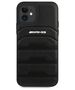 Case IPHONE 12 MINI Mercedes AMG Hardcase Leather Debossed Lines (AMHCP12SGSEBK) black 3666339013929