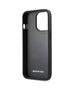 Case IPHONE 13 PRO Mercedes AMG Hardcase Leather Hot Stamped (AMHCP13LDOLBK) black 3666339018870