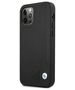 Original Case IPHONE 12 PRO MAX BMW Hardcase Leather Deboss (BMHCP12LRCDPK) black 3666339010768