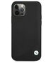 Original Case IPHONE 12 PRO MAX BMW Hardcase Leather Deboss (BMHCP12LRCDPK) black 3666339010768