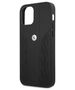 Original Case IPHONE 12 / 12 PRO BMW Hardcase Leather Curve Perforate (BMHCP12MRSPPK) black 3666339010904