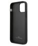 Original Case IPHONE 12 MINI BMW Hardcase Leather Curve Perforate (BMHCP12SRSPPK) black 3666339010898