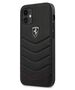 Original Case IPHONE 12 MINI Ferrari Hardcase Off Track Quilted (FEHQUHCP12SBK) black 3700740479476