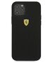 Original Case IPHONE 12 / 12 PRO Ferrari Hardcase On Track Perforated (FESPEHCP12MBK) black 3700740479636