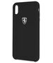 Original Case IPHONE XS MAX Ferrari Hardcase Silicone Off Track (FEOSIHCI65BK) black 3700740439265