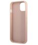 Case IPHONE 13 MINI Guess Hardcase Saffianotriangle Logo Cardslot (GUHCP13SPSATPP) pink 3666339048129