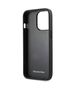 Case IPHONE 13 PRO Mercedes Hardcase Leather Meshed Metal Logo (MEHCP13LMBLBK) black 3666339020910