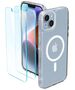 Case + Tempered Glass IPHONE 14 PLUS Spigen Cyrill Shine MagSafe Spigen Cyrill Shine MagSafe + 2-pack Spigen Glas.TR Glitter transparent 8809811864397