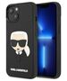 Original Case IPHONE 14 PLUS Karl Lagerfeld Hardcase 3D Rubber Karl`s Head black 3666339086459