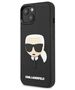 Original Case IPHONE 14 PLUS Karl Lagerfeld Hardcase 3D Rubber Karl`s Head black 3666339086459