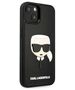 Original Case IPHONE 14 PLUS Karl Lagerfeld Hardcase 3D Rubber Karl`s Head black 3666339086459