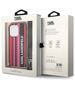 Original Case IPHONE 14 PRO MAX Karl Lagerfeld Hardcase Color Stripes Strap pink 3666339094225