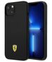 Original Case IPHONE 14 PLUS Ferrari Hardcase Silicone Metal Logo black 3666339063214