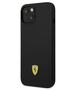 Original Case IPHONE 14 PLUS Ferrari Hardcase Silicone Metal Logo black 3666339063214